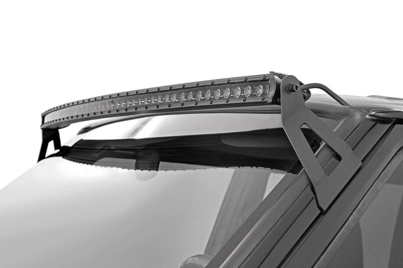 ラフカントリー 50インチ Black Series LEDライトバー カーブド シングルロウ