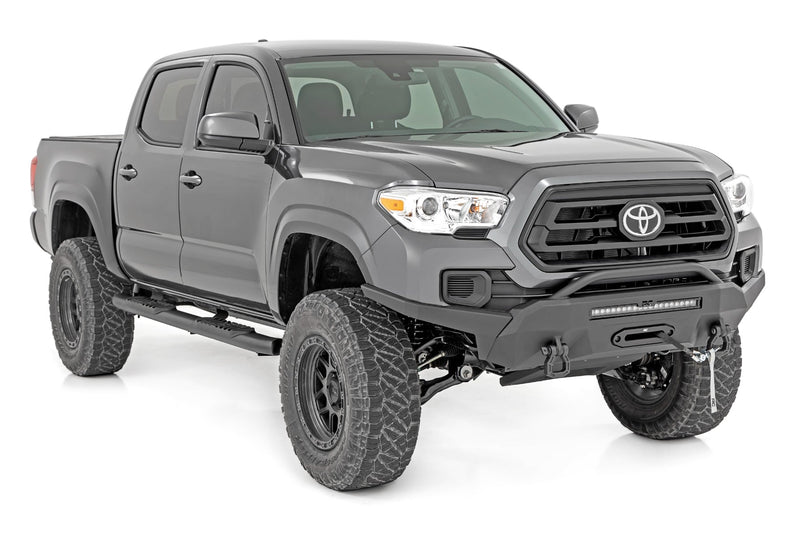 ラフカントリー オーバルナーフステップ ダブルキャブ ブラック トヨタ タコマ 2WD/4WD 2005-2023