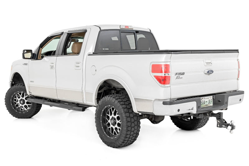 ラフカントリー オーバルナーフステップ クルーキャブ ブラック フォード F-150 2WD/4WD 2009-2014
