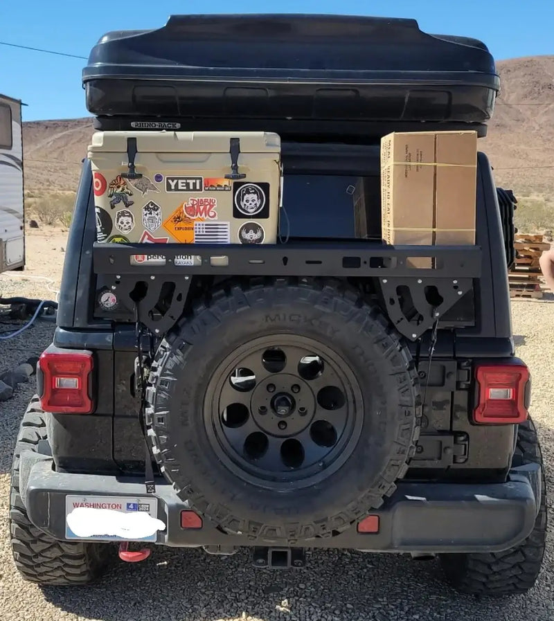 スペアタイヤ ラック　Spare Tire Utility Basket