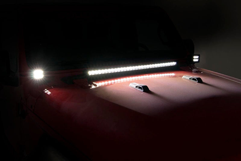 ラフカントリー LED ディッチライトキット ヒンジマウント ジープ グラジエーター JT/ラングラー JL (2018-2026)