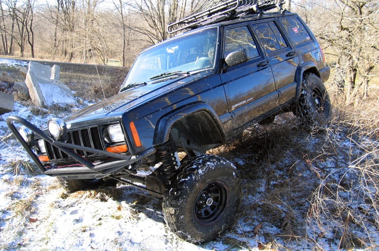 ラフカントリー 4.5インチ リフトキット リアAAL ジープ チェロキー XJ 2WD/4WD (1984-2001)