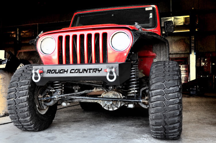 ラフカントリー Dリングシャックル&マウント TJ Stubby / XJ Winch バンパー用 ジープ チェロキー XJ / ラングラー TJ