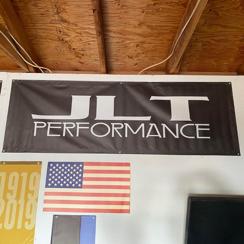 JLT Performance プレミアムビニールバナー ガレージ・ショップ用 6'×2'