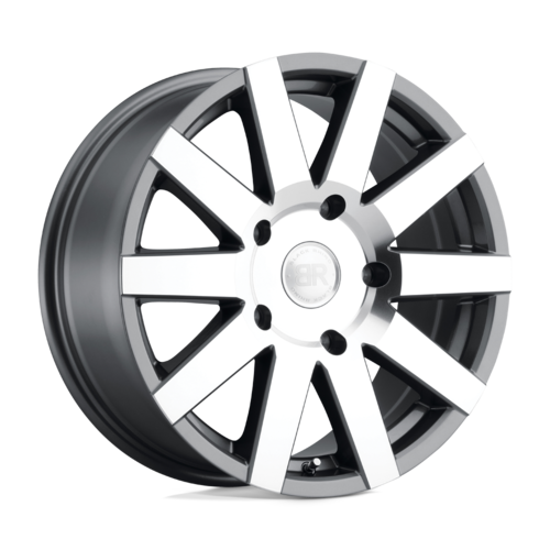 ブラックライノ JOURNEY BR ホイール 18x8 5x130 オフセット+48 CB84.1 グロスガンメタルミラー