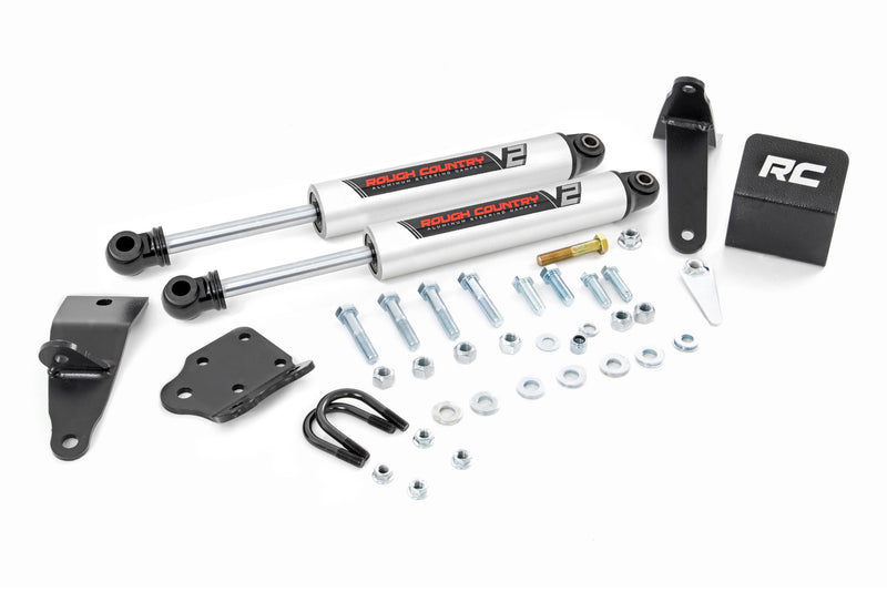 ラフカントリー V2 ステアリングスタビライザー デュアル 2-8インチリフト ダッジ/ラム Ram 2500・3500