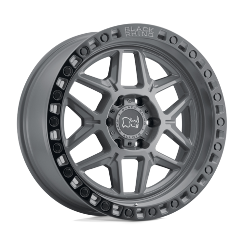 ブラックライノ KELSO 17×9 5×114.3 オフセット-18 センターボア76.1 バトルグレー/ブラック