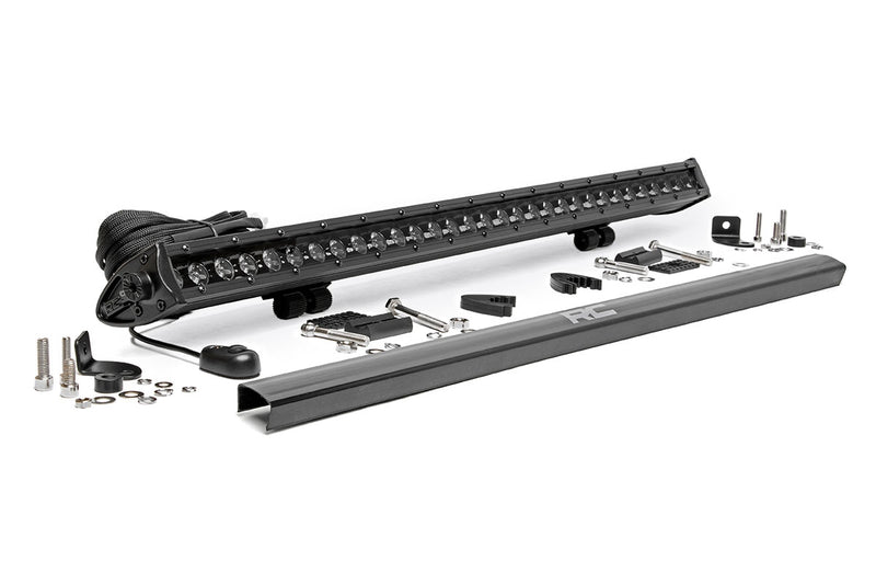 ラフカントリー 30インチ Black Series シングルロー LEDライトバー (ブラック)