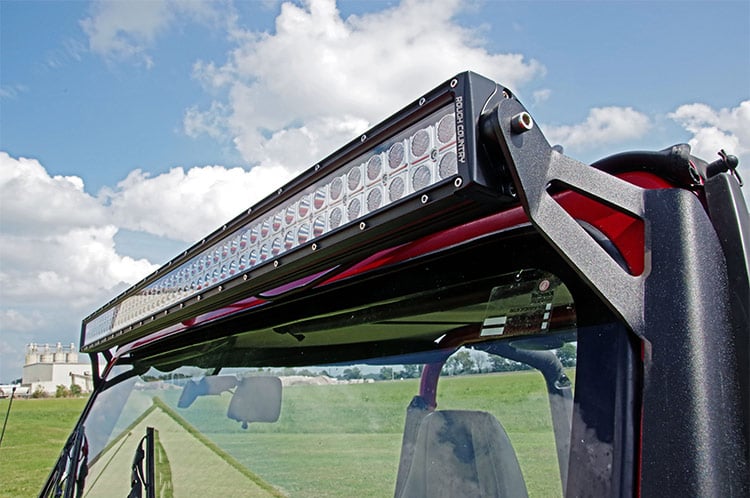ラフカントリー 50インチ LEDライトバーマウント ウインドシールド上部 ジープ ラングラー YJ (1987-1995)