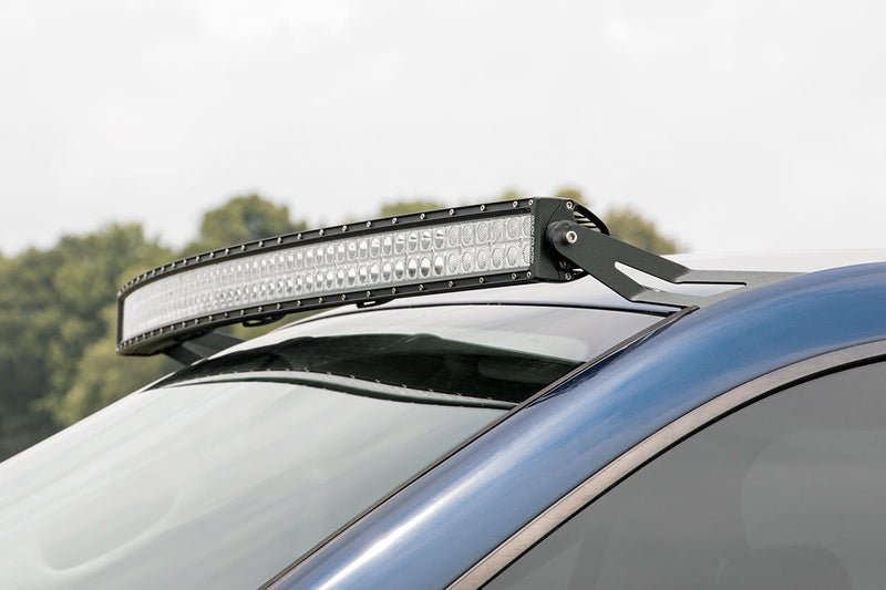 ラフカントリー 54インチ カーブ型LEDライトバー ウィンドシールド上部マウント ダッジ Ram 2500/3500 (2003-2010)