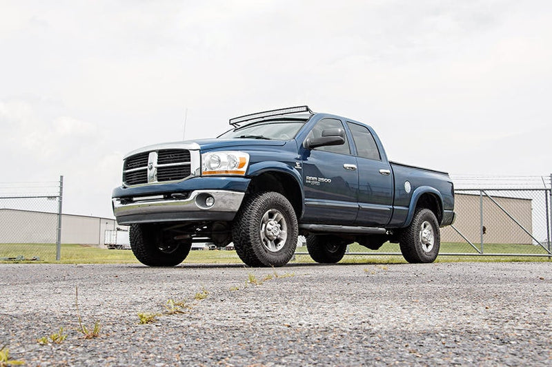 ラフカントリー 54インチ カーブ型LEDライトバー ウィンドシールド上部マウント ダッジ Ram 2500/3500 (2003-2010)