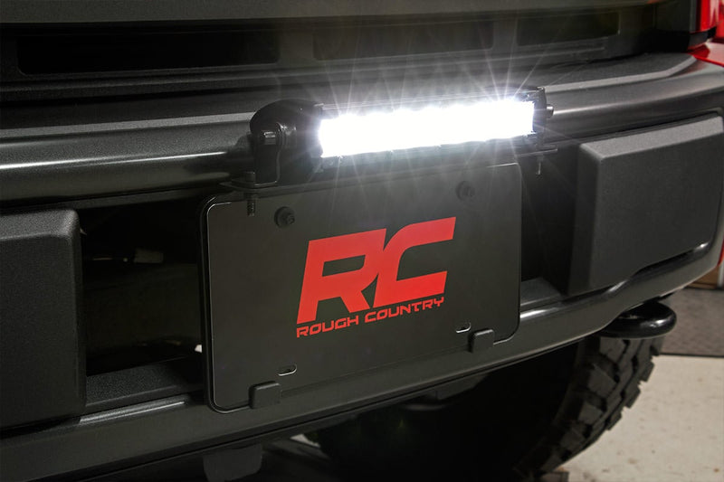 ラフカントリー 8インチ Black Series LEDライトバー シングルロウ Cool White DRL 2本セット