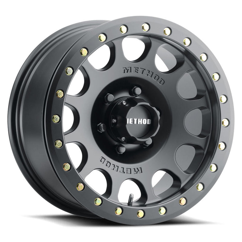 Method Race Wheels 105 Beadlock ホイール マットブラック 17x9 6x5.5