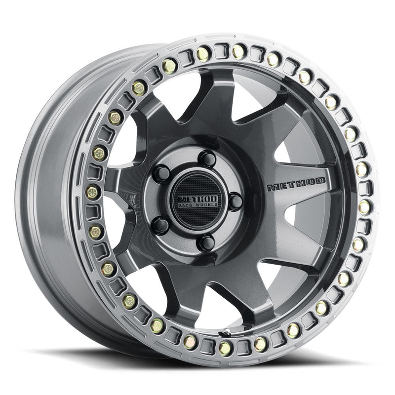 Method Race Wheels 108 Beadlock ホイール グロスチタニウム 17x9