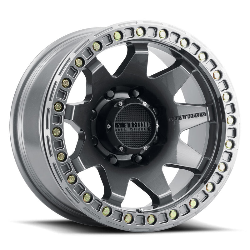 Method Race Wheels 108 Beadlock ホイール グロスチタニウム 17x9