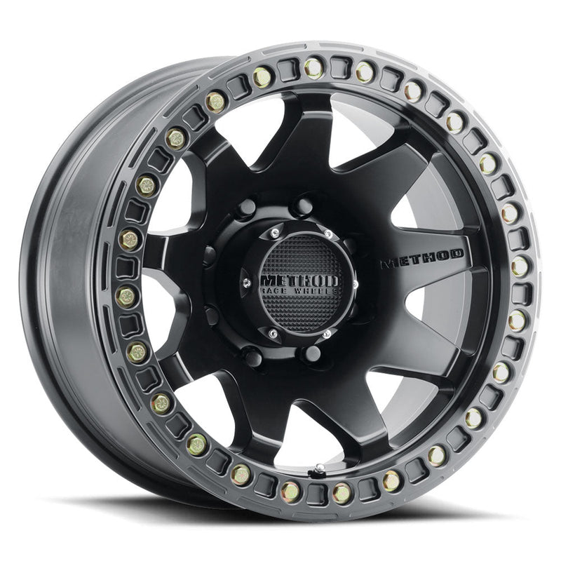 Method Race Wheels 108 Beadlock ホイール マットブラック 17x9