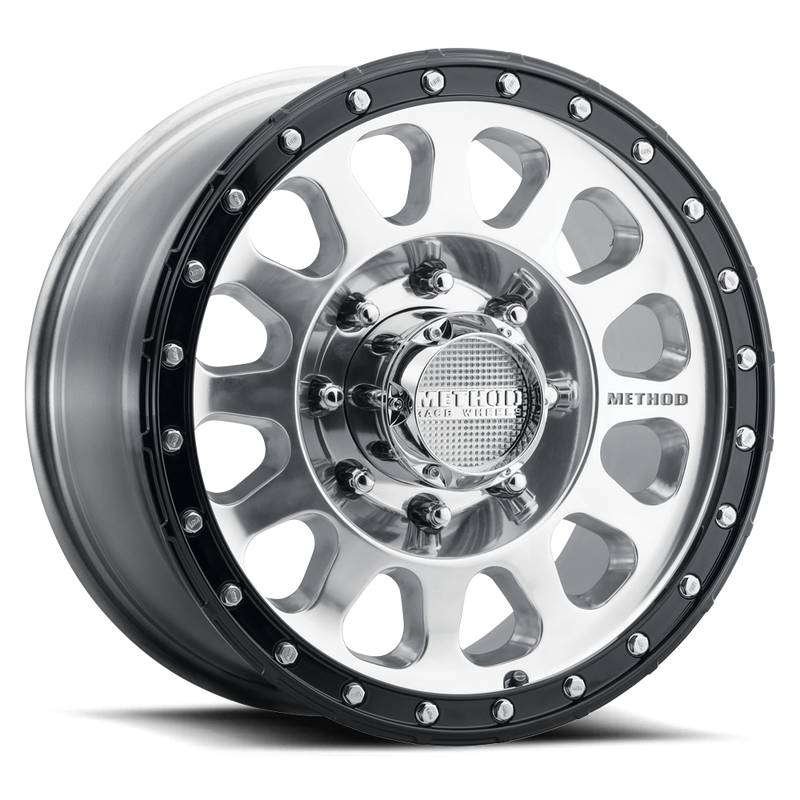 Method Race Wheels 315 Polished - Gloss Black Lip ホイール 17x8.5 6x5.5 オフセット0mm