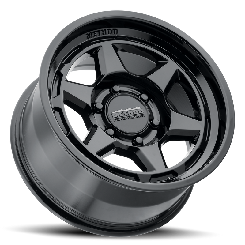 Method Race Wheels 708 グロスブラック 17x8.5 6穴 6x5.5 オフセット+25mm