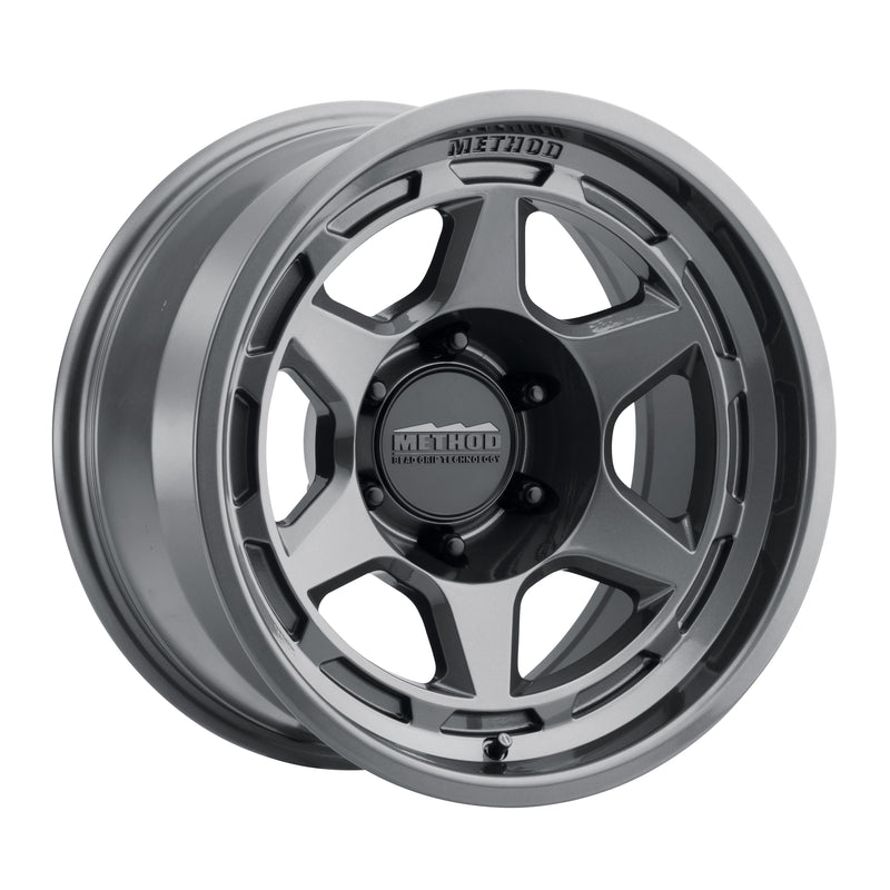 Method Race Wheels 708 グロスチタニウム 17x9 5x5 オフセット -38mm