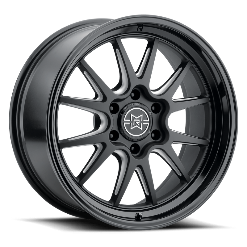 Method Race Wheels 802 Raised ダブルブラック Milled 22x10