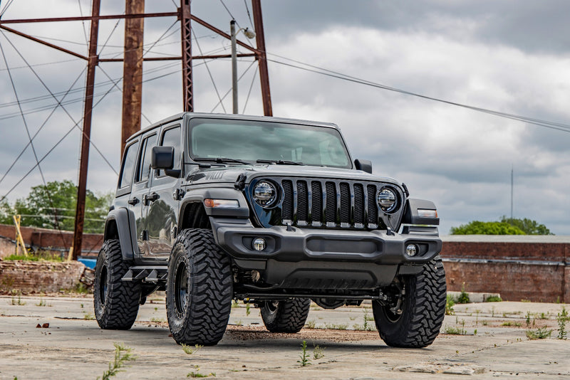 ラフカントリー 3.5インチ リフトキット C/Aドロップ 4ドア EcoDiesel ジープ ラングラー Unlimited JL 2020-2023