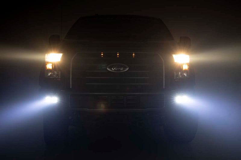 ラフカントリー フォード F-150 LEDフォグライトキット 2インチ Quad (2015-2017)