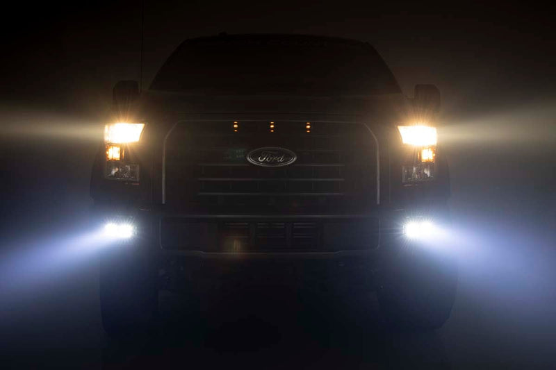 ラフカントリー フォード F-150 LEDフォグライトキット 2インチ Quad (2015-2017)