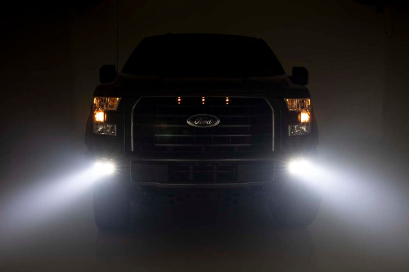 ラフカントリー フォード F-150 LEDフォグライトキット 2インチ Quad (2015-2017)