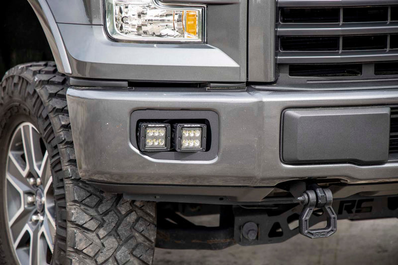 ラフカントリー フォード F-150 LEDフォグライトキット 2インチ Quad (2015-2017)