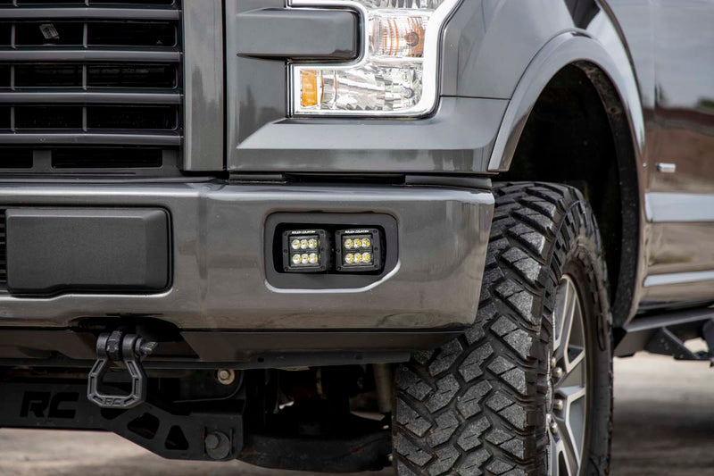 ラフカントリー フォード F-150 LEDフォグライトキット 2インチ Quad (2015-2017)