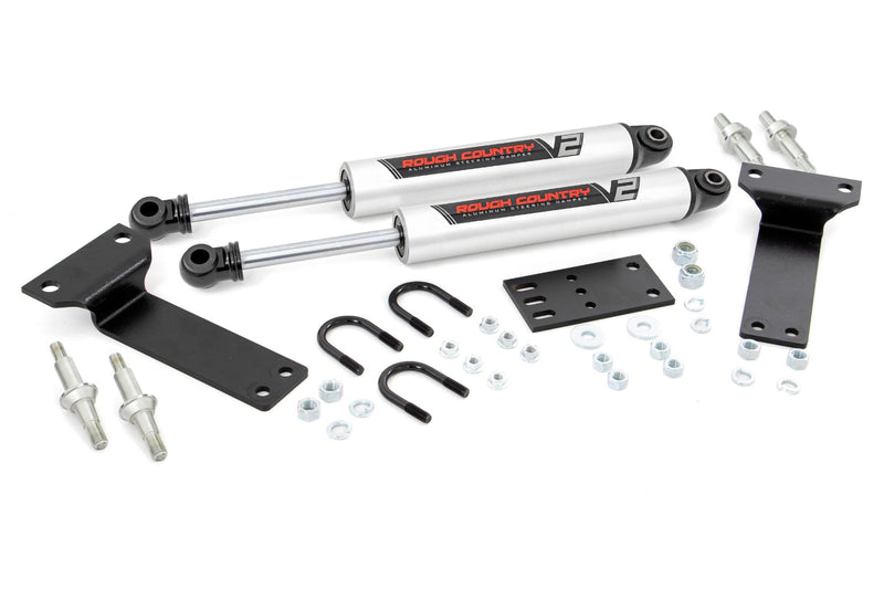 ラフカントリー V2 ステアリングスタビライザー デュアル 2-8インチリフト対応 フォード Excursion/F-250・F-350 Super Duty