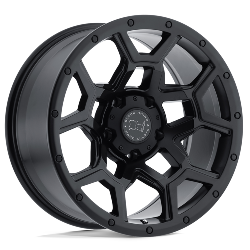 ブラックライノ OVERLAND BR ホイール 17×9.5 6×139.7 オフセット-18 マットブラック