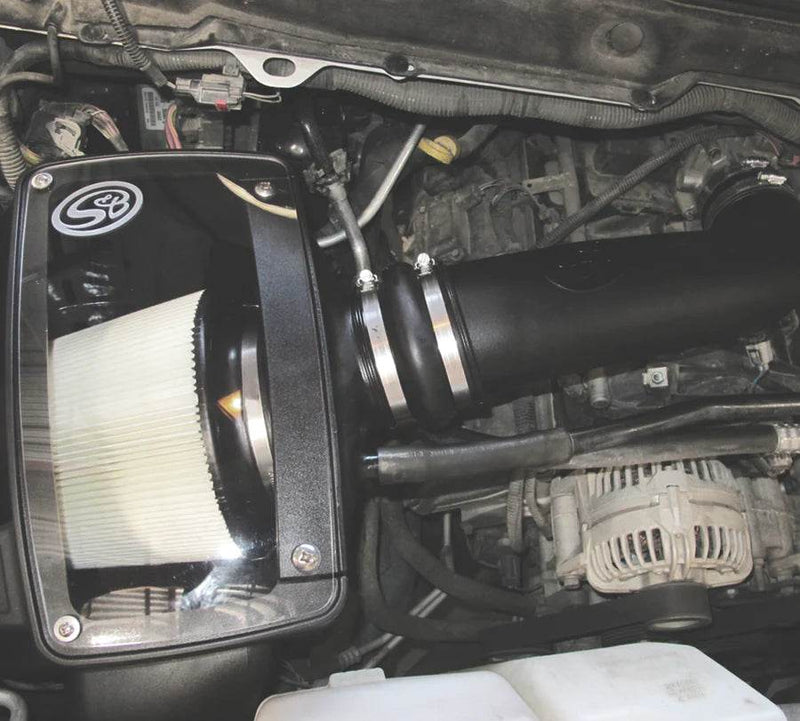 S&B ダッジ Ram 2500/3500 5.7L コールドエアインテーク ドライエクステンダブル 2003-2008