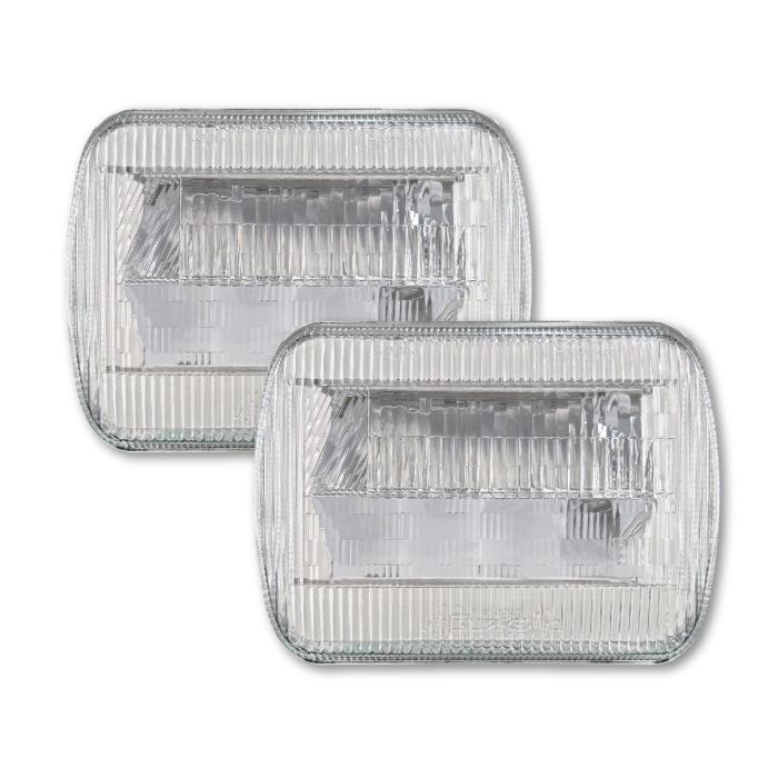 Quake LED Classic Tech Series 5x7インチ LED ヘッドライト RGB アクセント ペア