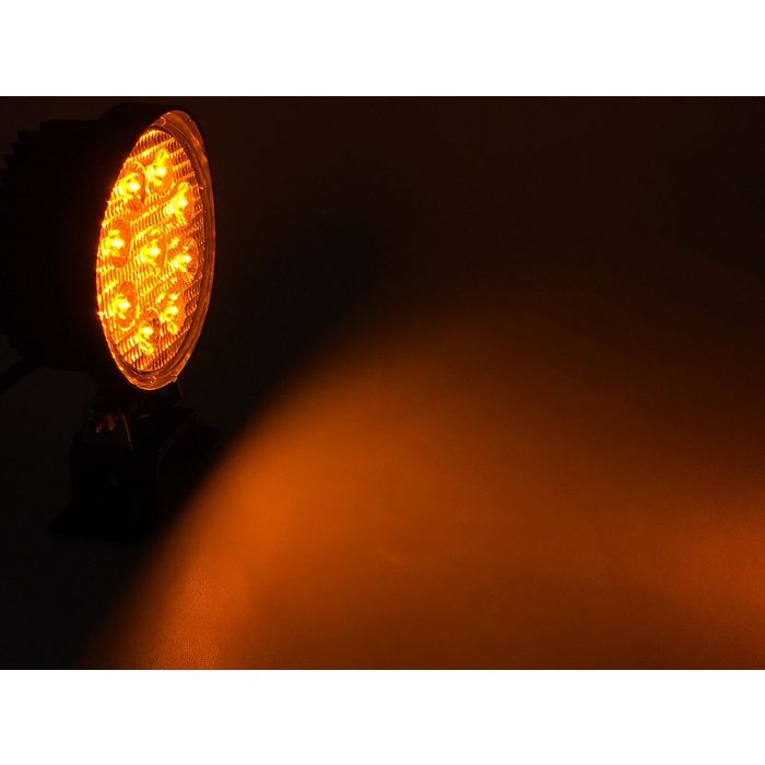 Quake LED Fracture Series 4インチ 27W アンバースポット ワークライト