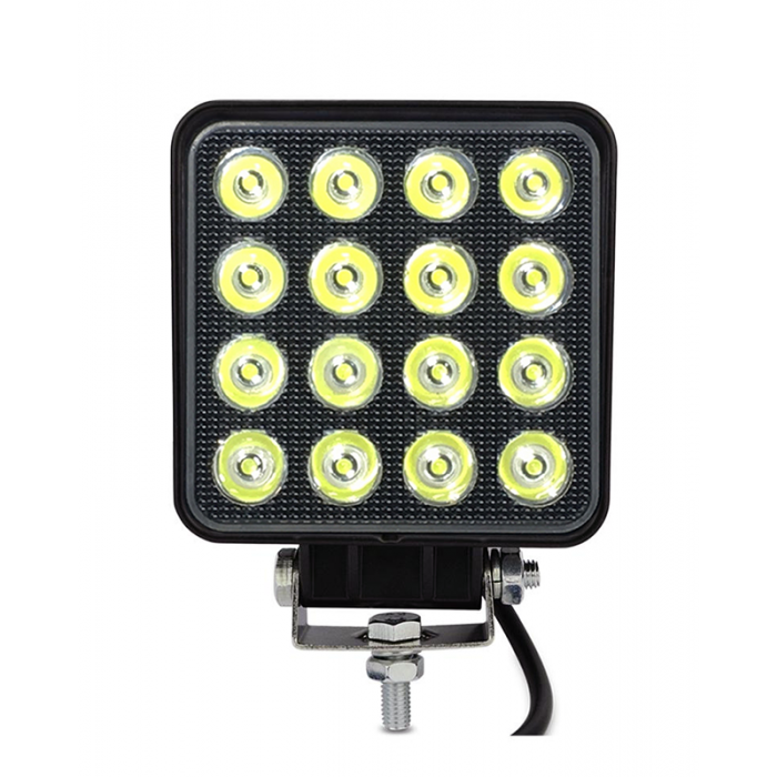 Quake LED Fracture Series 4インチ 48W スポット RGBアクセント ワークライト