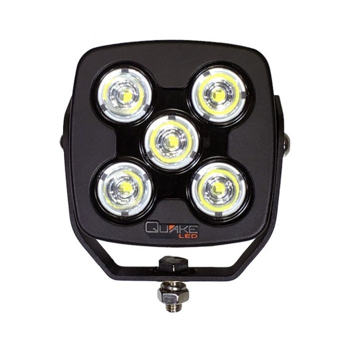 Quake LED Megaton Series 4.5インチ ワークライト 50W スポット RGB アクセント