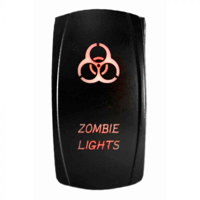 Quake LED ロッカースイッチ Zombie 2ウェイ 5ピン アンバー