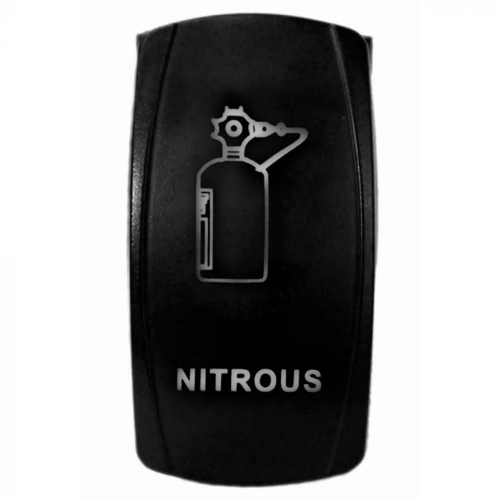 Quake LED ロッカースイッチ Nitrous 2ウェイ 5ピン ホワイト