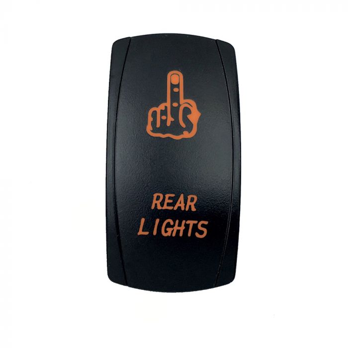 Quake LED リアライト用 2ウェイ ロッカースイッチ 5ピン アンバー