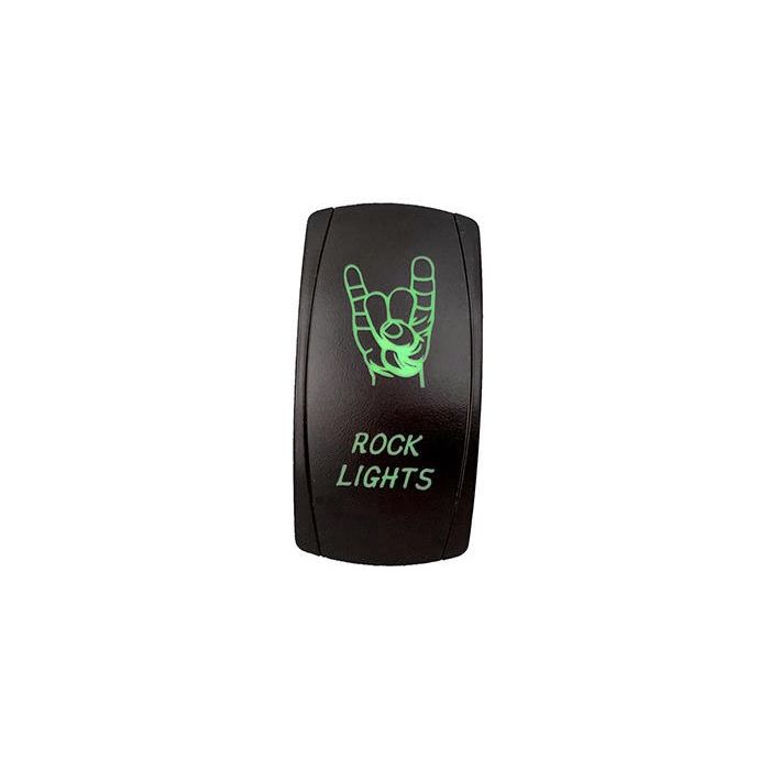 Quake LED ロックライト用 2ウェイロッカースイッチ 5ピン グリーン
