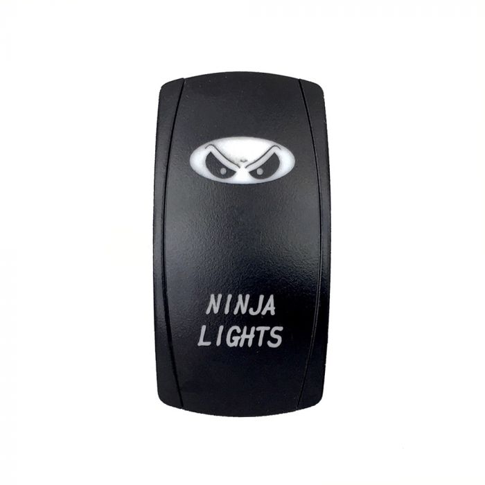 Quake LED ロッカースイッチ Ninja ライト 2ウェイ 5ピン ホワイト
