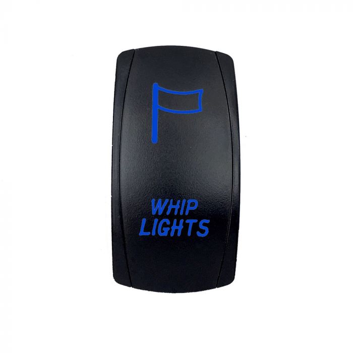 Quake LED ロッカースイッチ ホイップライト用 2Way 5ピン ブルー