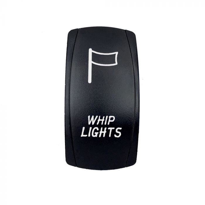 Quake LED ロッカースイッチ ホイップライト用 2ウェイ 5ピン ホワイト