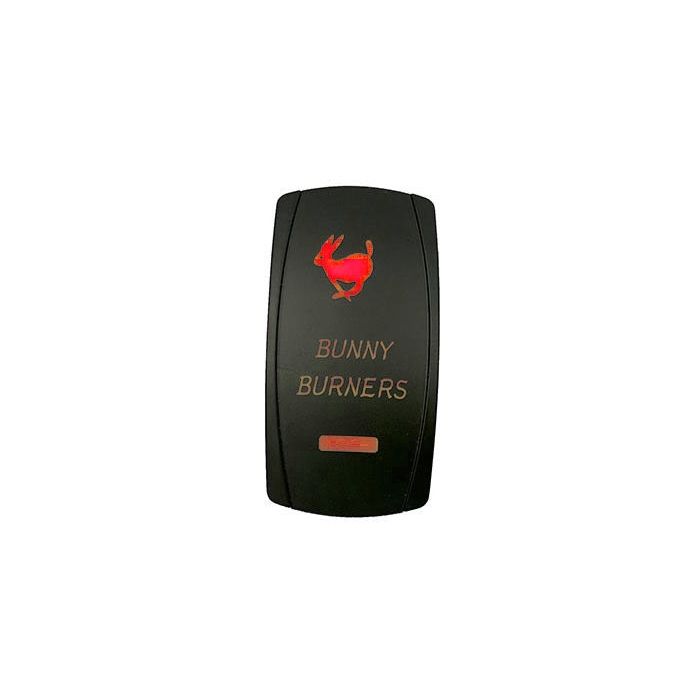 Quake LED Bunny Burners 2ウェイロッカースイッチ 5ピン レッド