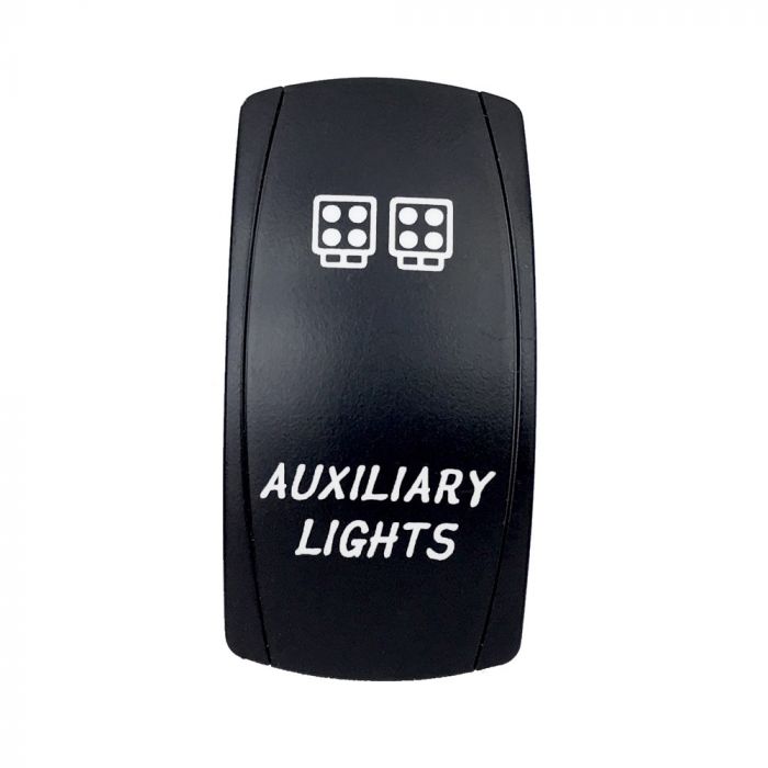 Quake LED ロッカースイッチ 補助ライト用 2ウェイ 5ピン ホワイト