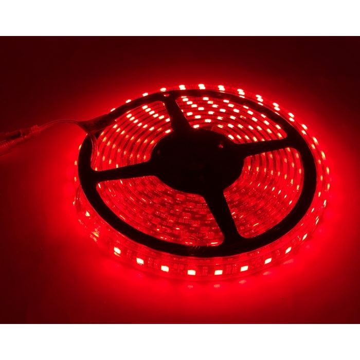 Quake LED LEDライトストリップ 16フィート レッド