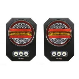 Quake LED ジープ グラディエーター JT Step Up LEDテールライト ペア