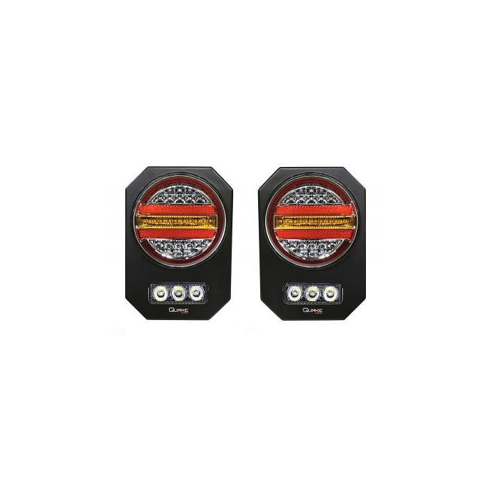 Quake LED ジープ グラディエーター JT Step Up LEDテールライト ペア