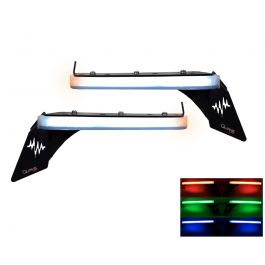 Quake LED ジープ ラングラー JL/Gladiator JT Slim DRL Rubicon フェンダーチョップキット RGB付き